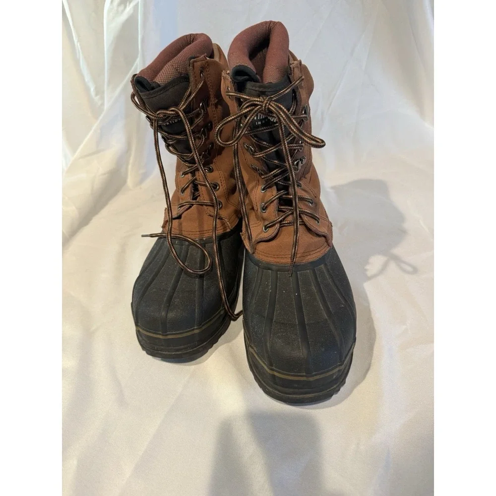 Tingley‎ TMP510 Insulated Waterproof Duck Boots Brown Black Men's 12 Thinsulate
